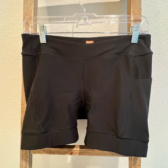 Lucy Black Bike Shorts Athletic Compression Style M - Picture 1 of 3